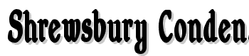 Shrewsbury-Condensed-Bold font